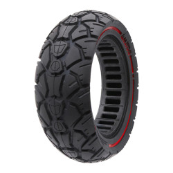 Rueda maciza 10x3,0/255x80 (80/65-6) roja [Amitor]