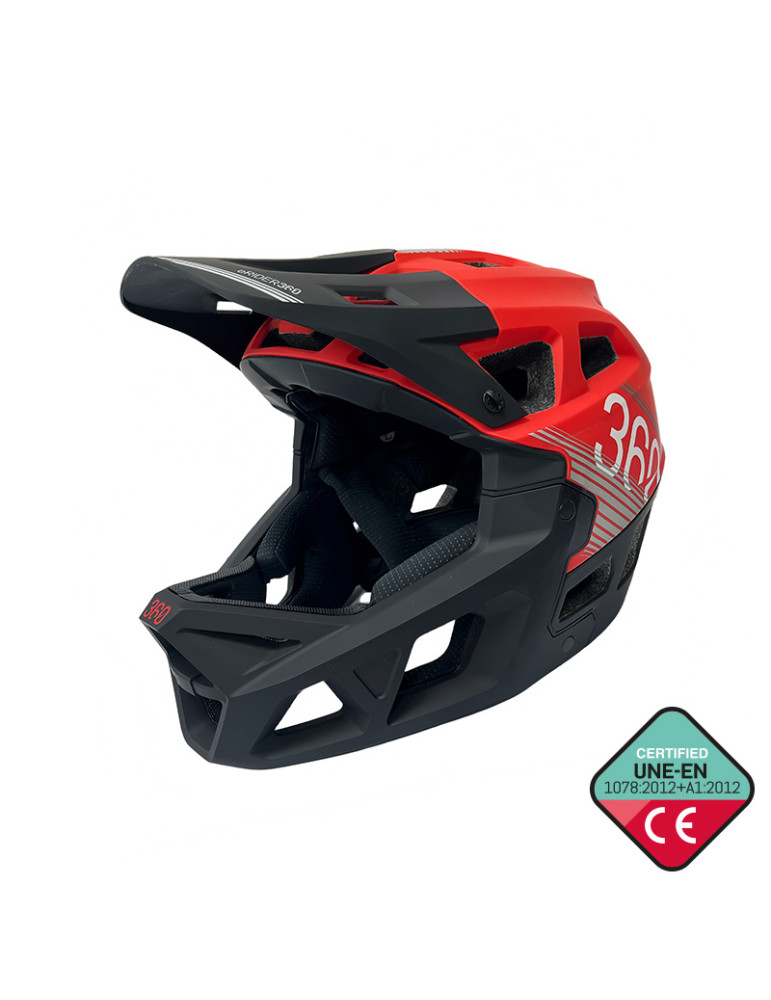 Casco INTEGRA Sport rojo - negro M