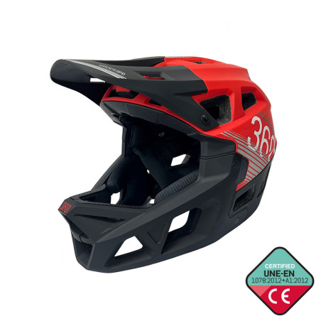 Casco INTEGRA Sport rojo - negro M