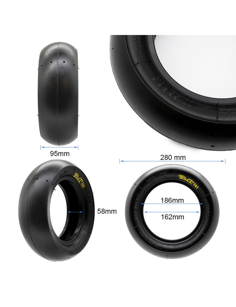 Neumático tubeless radial 100/55 R6,5 Slick [Pmt]
