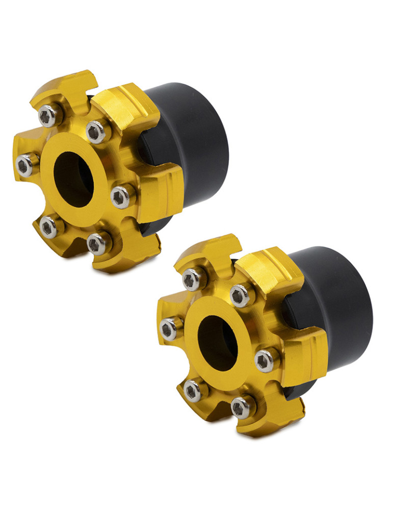 Protector decorativo anticaídas para eje motor o llanta EWTB-006 dorado