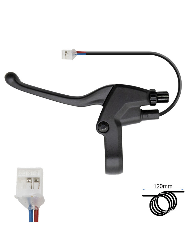 Maneta de freno izquierda Kukirin G2/G3/G4 (Sin logo)