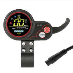 Display QS-S4 36/48V 6 pin con acelerador de índice nuevo modelo