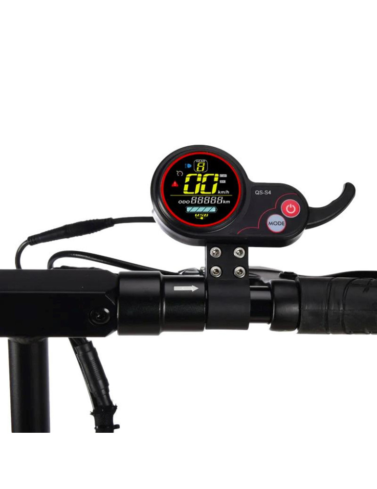 Display QS-S4 36/48V 6 pin con acelerador de índice nuevo modelo