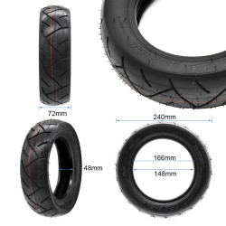 Neumático tubeless 10x3-6 2