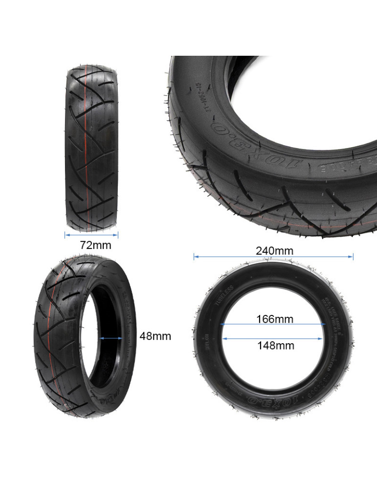 Neumático tubeless 10x3-6