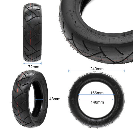 Neumático tubeless 10x3-6
