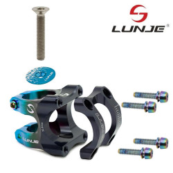 Potencia para manillares de 31,8mm EWPM-003 negro-azul 2