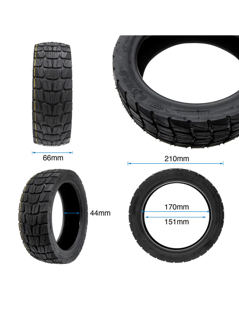 Neumático 8,5x3 tubeless offroad EWHEEL RHINOTRACK