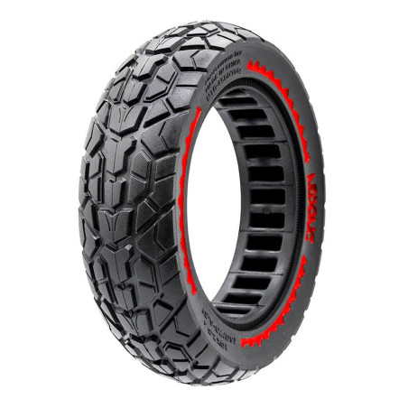 Rueda maciza ultraligera offroad 10x2,5/B44 - rojo [Nedong]