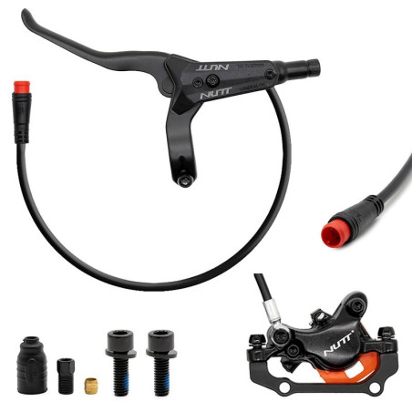 Kit 4 freno hidráulico negro A5-D Trasero [Nutt]