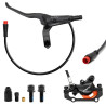 Kit 4 freno hidráulico negro A5-D Trasero [Nutt]