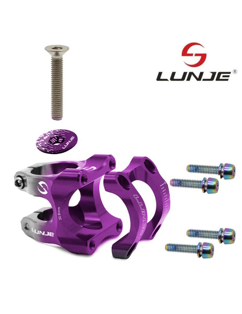 Potencia para manillares de 31,8mm EWPM-003 violeta-gris