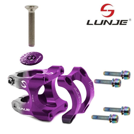 Potencia para manillares de 31,8mm EWPM-003 violeta-gris