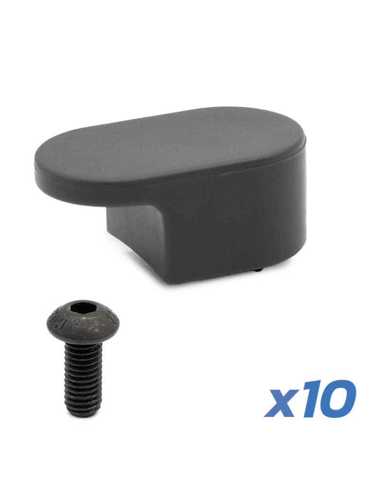Gancho guardabarros trasero negro para Ninebot Max G30 pack de 10