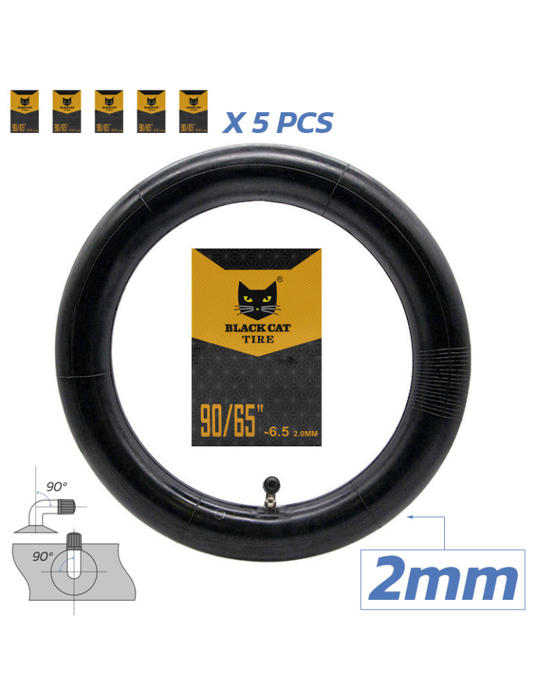Cámara premium 90/65-6.5 2.0mm VC 90x90º - 5uds [Black cat]