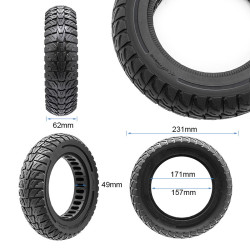 Rueda maciza 10x2,5-7 [Cityneye] - negro 2