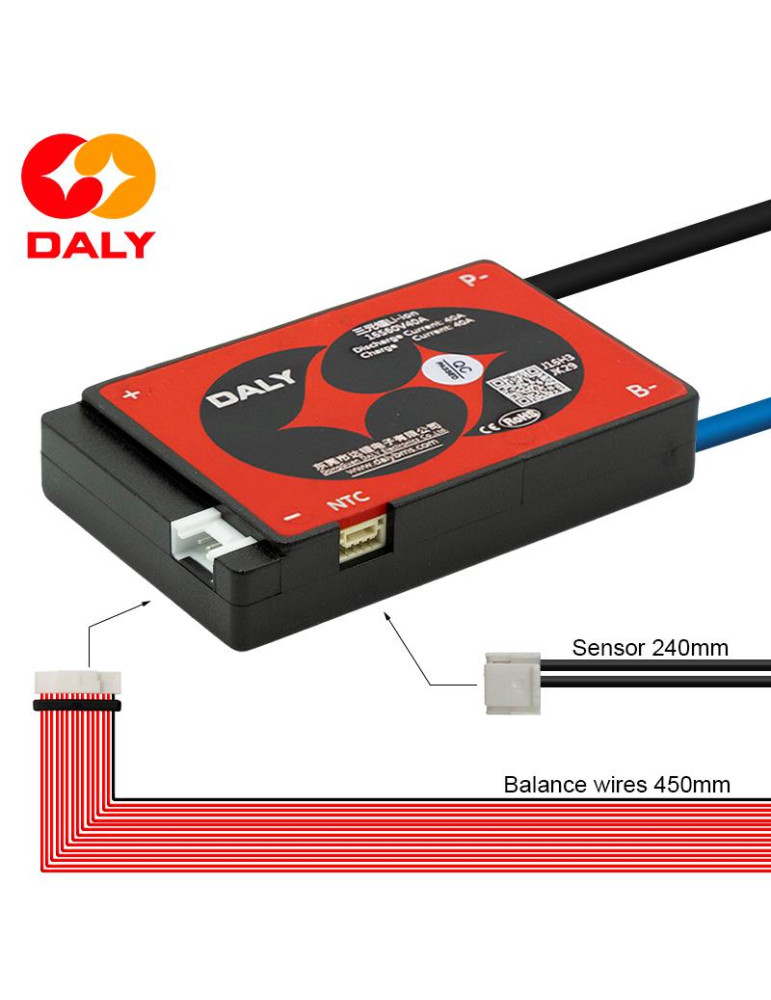 BMS 16S 60V 40A [DALY] New generation