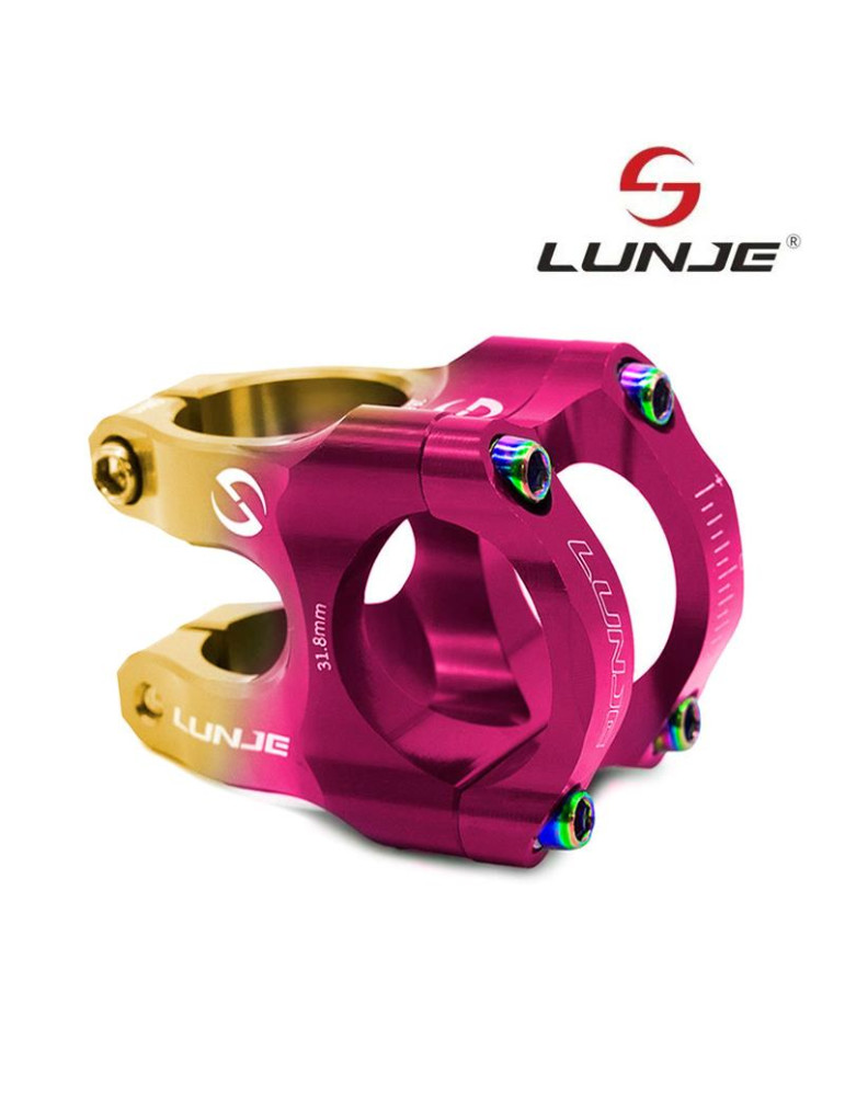 Potencia para manillares de 31,8mm EWPM-003 rosa-amarillo