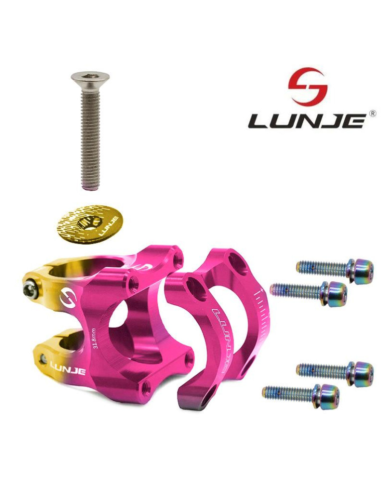 Potencia para manillares de 31,8mm EWPM-003 rosa-amarillo