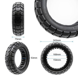 Rueda maciza 10x2,75-6,5/B54 offroad [Nedong] 2