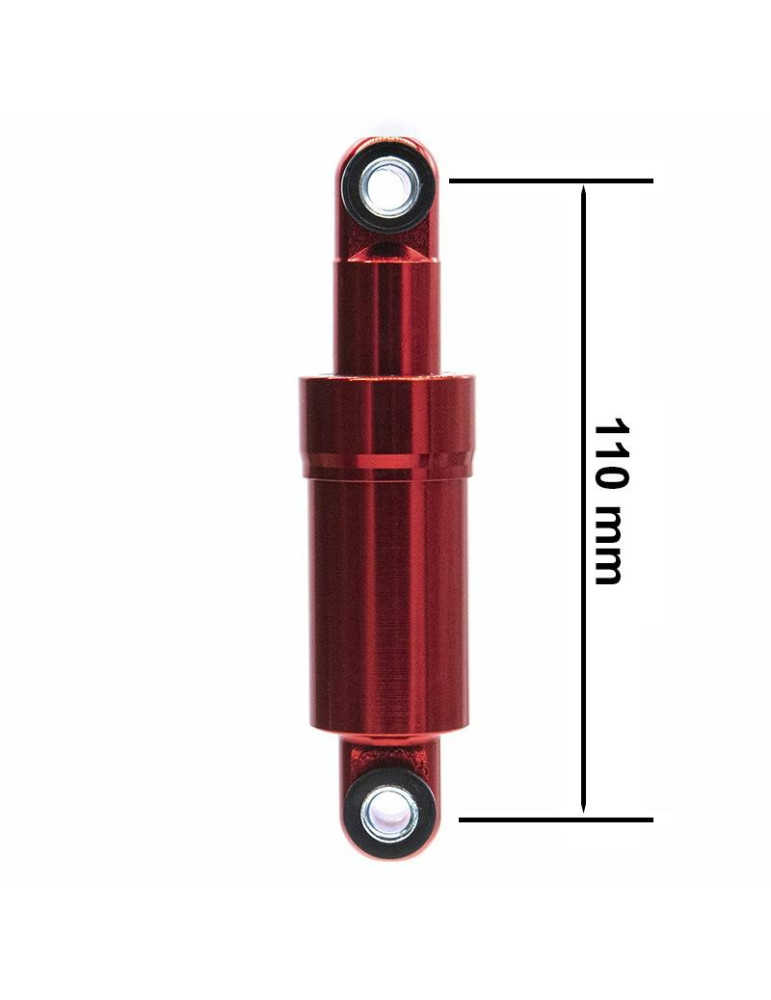 Amortiguador trasero rojo 110mm - 2 uds