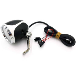 Faro led con claxon blanco 12-72v con conector SM 2