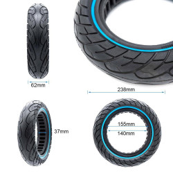 Rueda maciza ultraligera 10x2,5-6,1/B34 - Linea azul [Nedong] 2