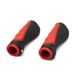 Puños de silicona ergonómicos con bloqueo rojos - 2 uds 2