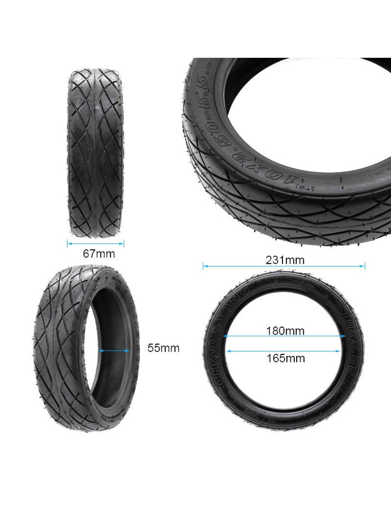 Neumático Tubeless 10x2,5-6,5 [Chaoyang]
