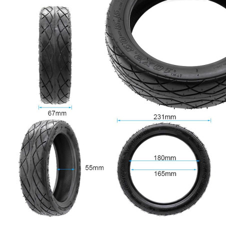 Neumático Tubeless 10x2,5-6,5 [Chaoyang]