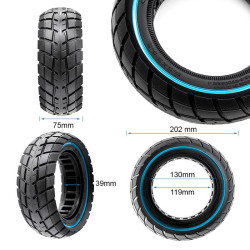 Rueda maciza ultraligera offroad 8,5x3-5,5/B40 - linea azul [Ewheel] 2