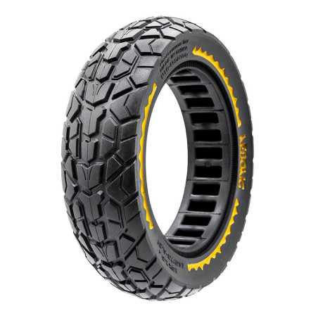 Rueda maciza ultraligera offroad 10x2,5/B44 - amarillo [Nedong]