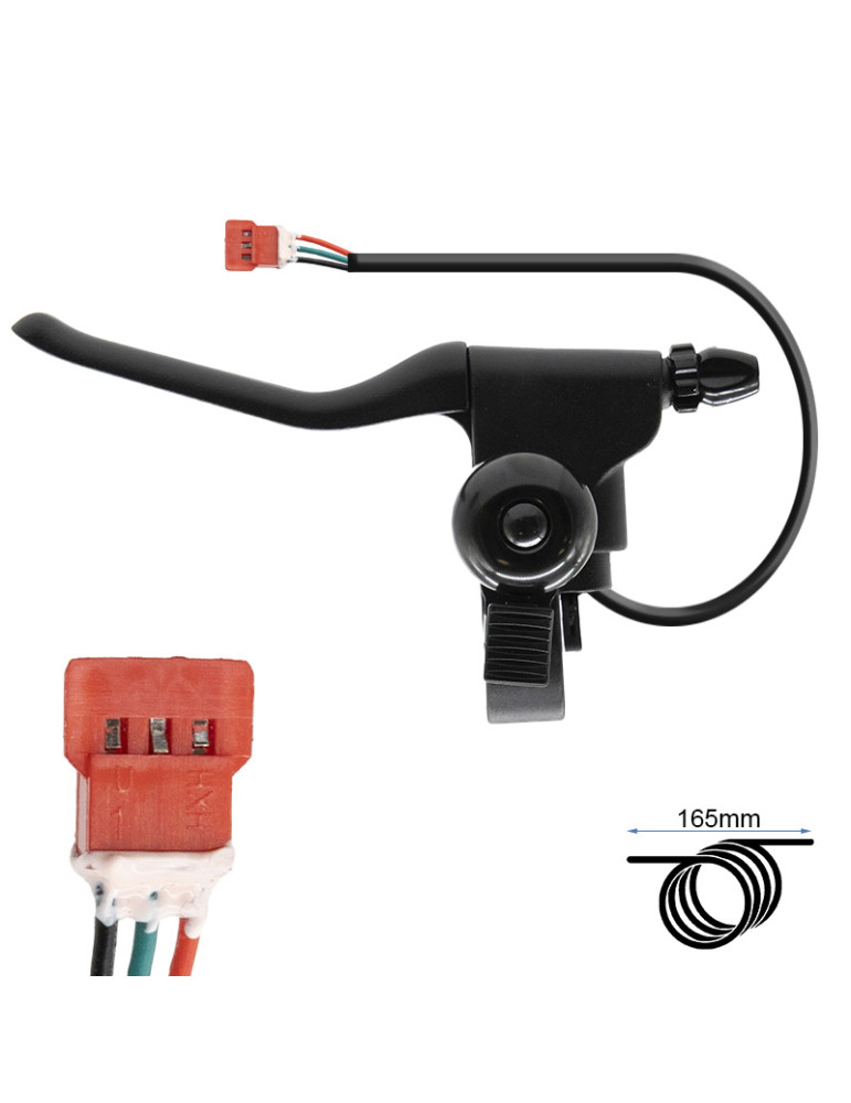 Maneta de freno izquierda con timbre Smartgyro Z-one/Zwheel E9T/Urbanglide 350CT