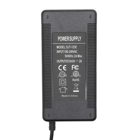 Cargador 48v (salida 54,6v) 2A conector MI4 PRO MAX/PLUS