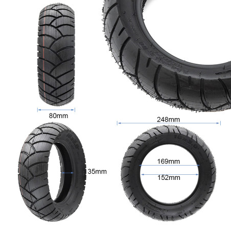 Neumático tubeless 10x3(80/65-6) [Xuancheng]