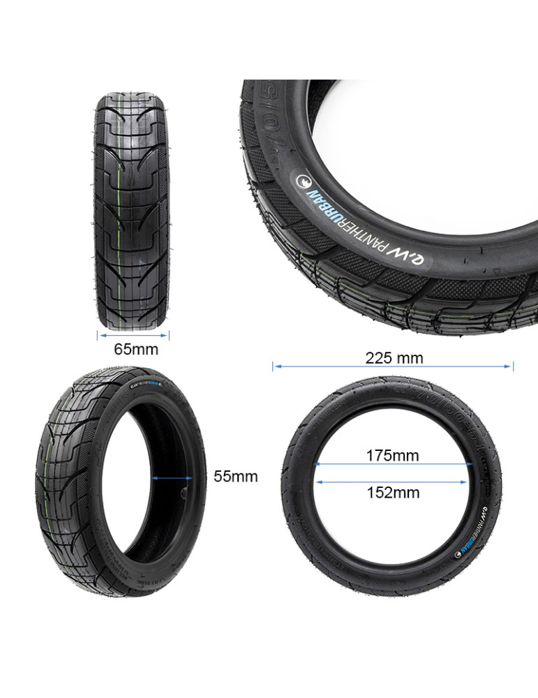 Neumático tubeless 70/50-6,1 EWHEEL PANTHERURBAN