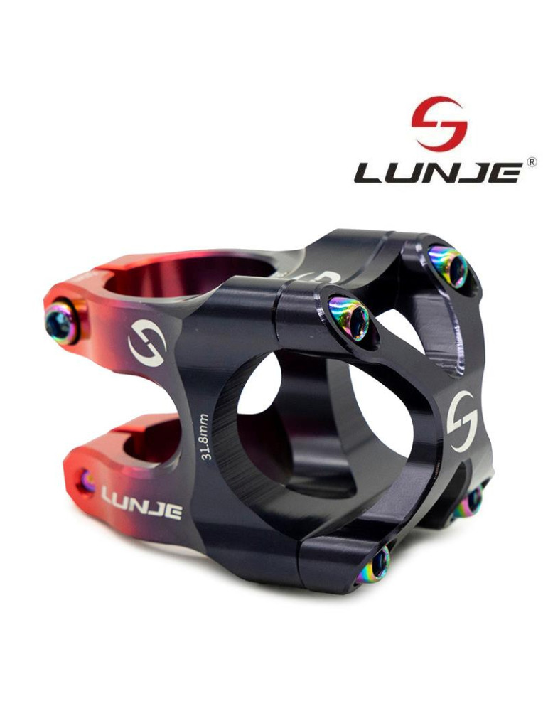 Potencia para manillares de 31,8mm EWPM-002 negro-rojo