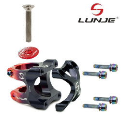 Potencia para manillares de 31,8mm EWPM-002 negro-rojo 2