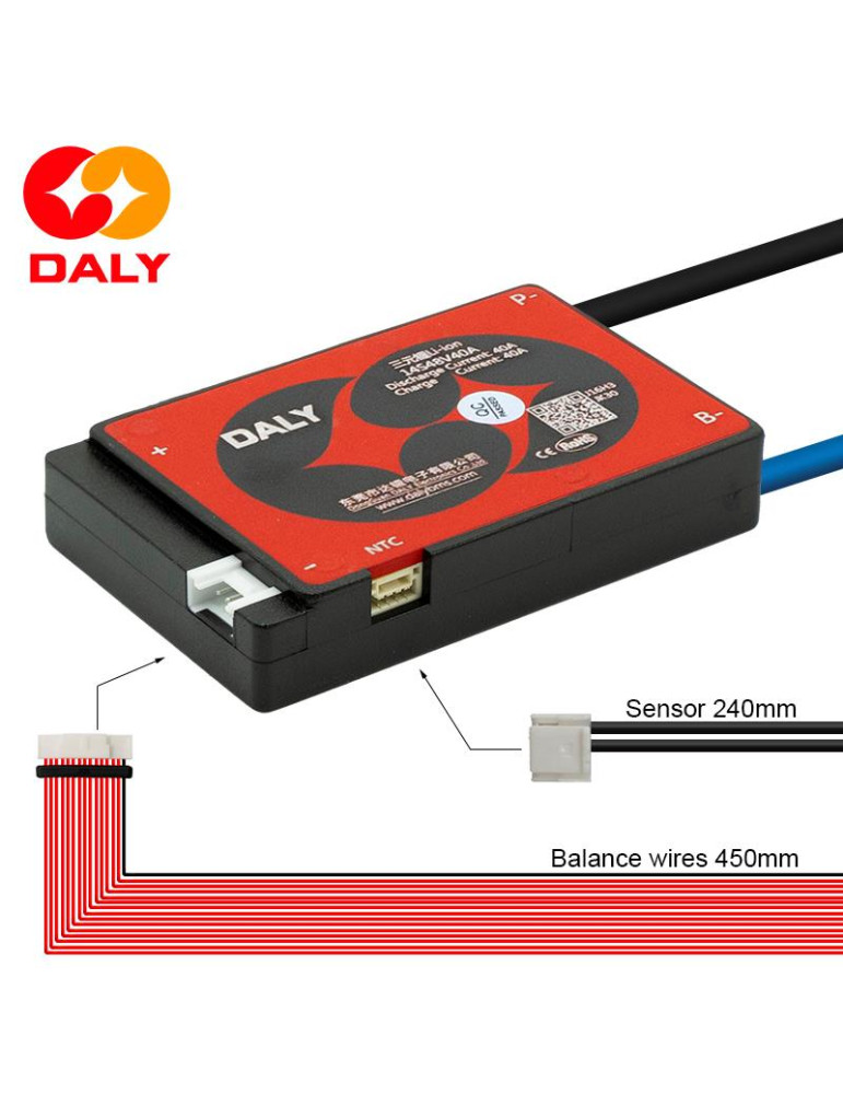 BMS 14S 52V 40A [DALY] New generation