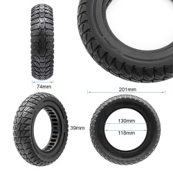 Rueda maciza 8,5x3-5,5 [Cityneye] - negro 2