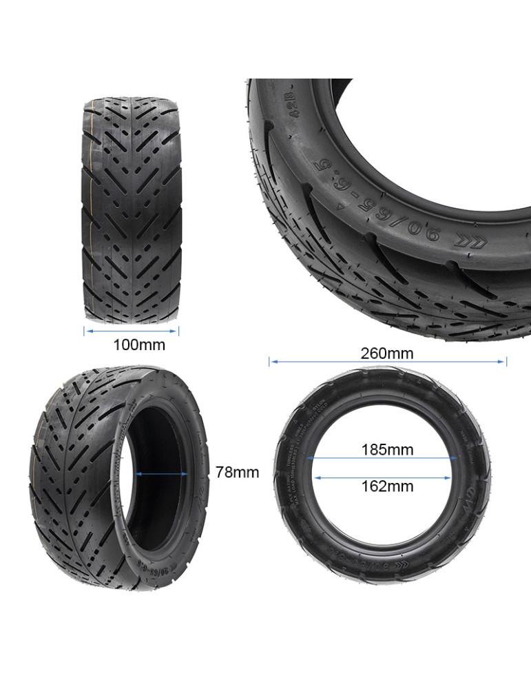 Neumático tubeless 90/65-6,5 EWHEEL PANTHERURBAN