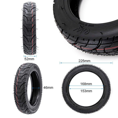 Neumático Tubeless 9,2x2-6,1 [Ewheel]