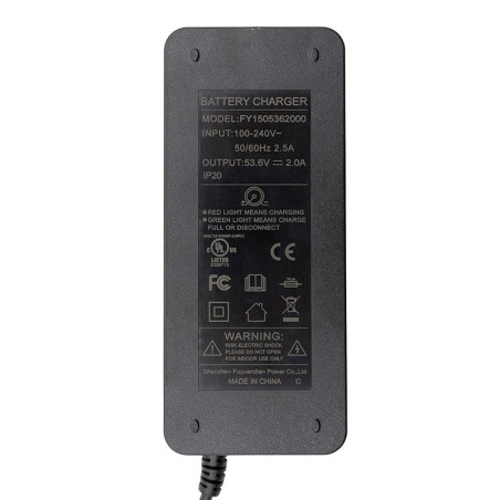 Cargador premium 48v (salida 54,6v) 2A MI4 ULTRA, MI4 PRO (2st Gen)