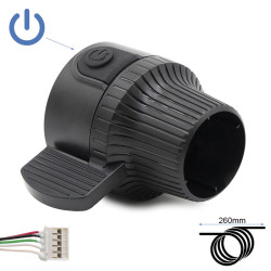 Acelerador con botonera de encendido Kukirin G2/3/4 (Sin logo)