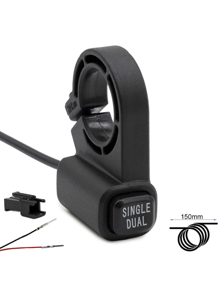 Botonera single dual - 1,5m - conector SM