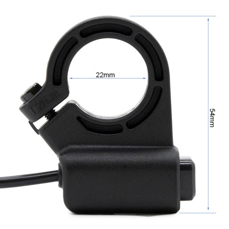 Botonera single dual - 1,5m - conector SM