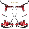Kit de freno hidráulico rojo CR-3 Delantero R trasero L [Zoom]