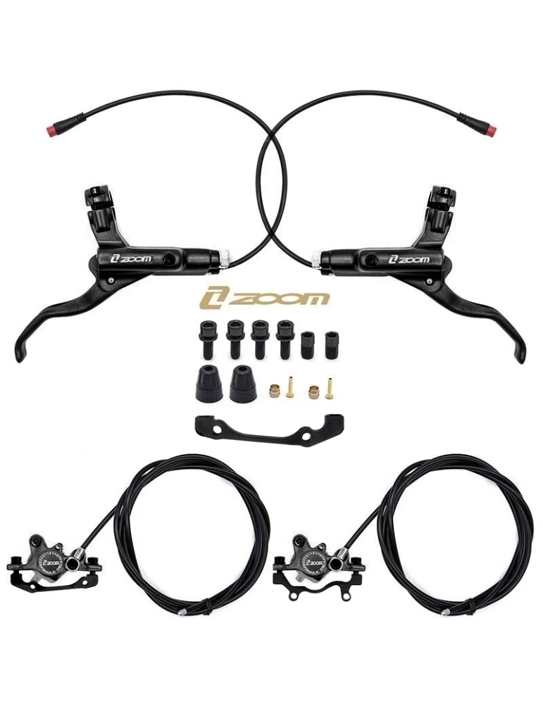 Kit de freno hidráulico negro CR-3 Delantero R trasero R [Zoom]