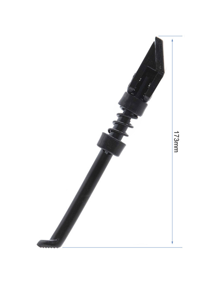Caballete 190mm negro - Con soporte vertical